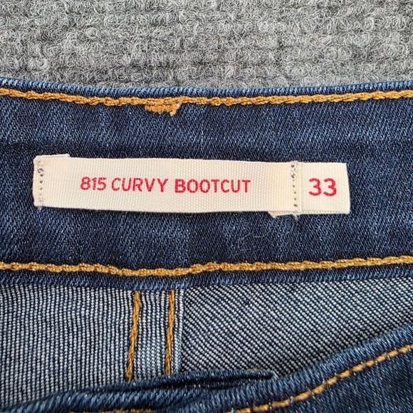 Levi's 815 Curvy Bootcut Jeans Women's Size 33 Dark Wash Denim Classic Style - Picture 2 of 10
